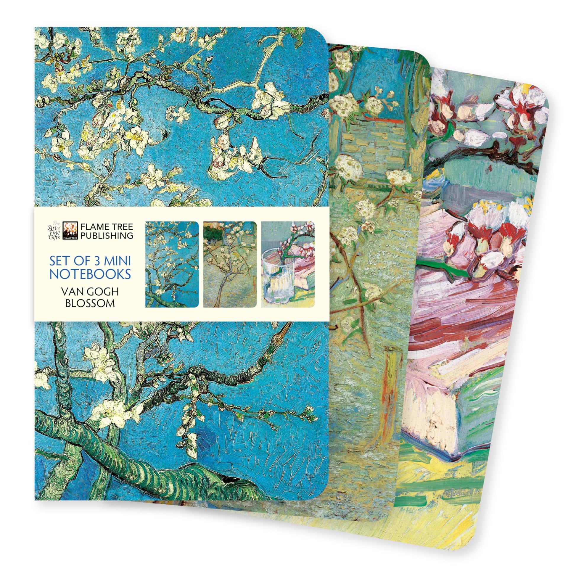 Vincent van Gogh: Blossom Set of 3 Mini Notebooks (Mini Notebook Collections)
