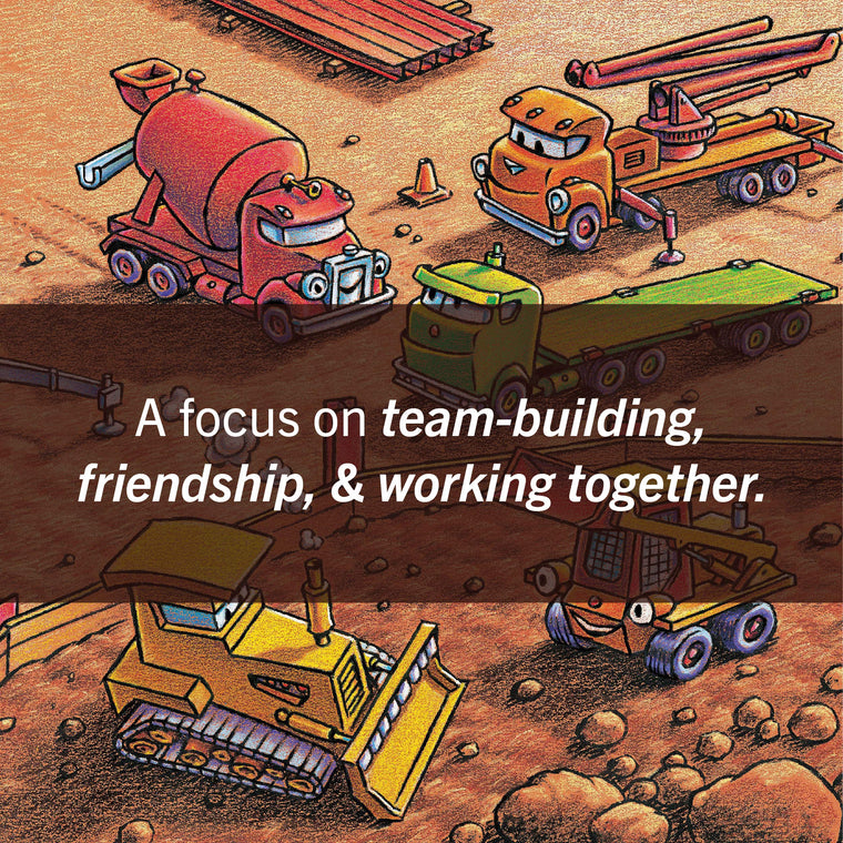 Mighty, Mighty Construction Site (Goodnight Construction Site) — back cover