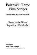 Polanski: Three Film Scripts