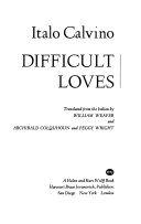 Difficult Loves