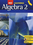 Holt California Algebra 2