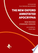 The New Oxford Annotated Apocrypha: New Revised Standard Version