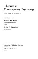 Theories in Contemporary Psychology