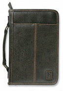 Aviator Leather-Look Brown Extra Large