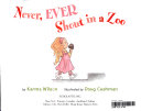 Never, Ever Shout in a Zoo