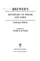 Brewer's Dictionary of Phrase and Fable