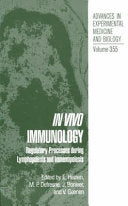 In Vivo Immunology: Regulatory Processes During Lymphopoiesis and Immunopoiesis
