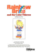 Rainbow Brite and the Color Thieves