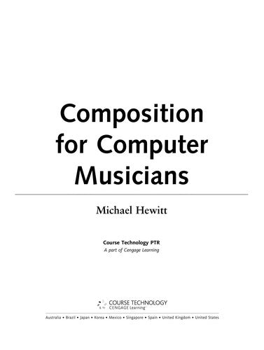 Composition for Computer Musicians