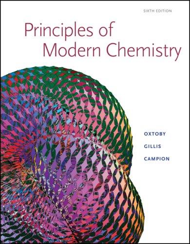 Principles of Modern Chemistry, Sixth Edition