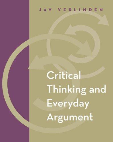 Critical Thinking and Everyday Argument