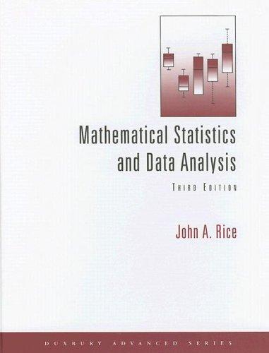 Mathematical Statistics and Data Analysis (with CD Data Sets) (Available 2010 Titles Enhanced Web Assign)